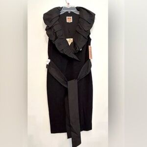 Nue by Shani Black Ruffle Dress